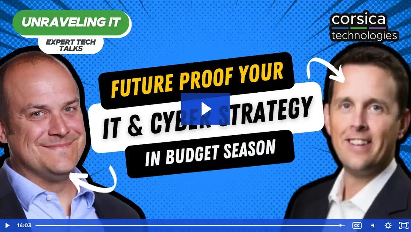 Managed cybersecurity services - Video thumbnail - Corsica Technologies