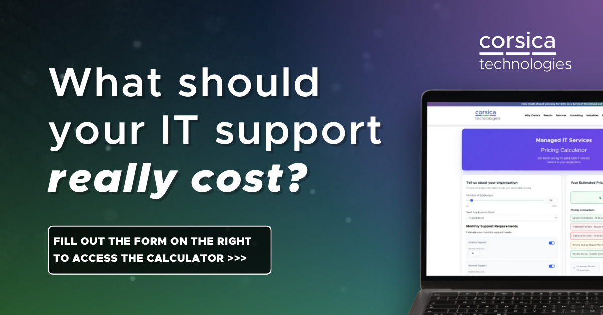 Managed IT Pricing Calculator Gated Header